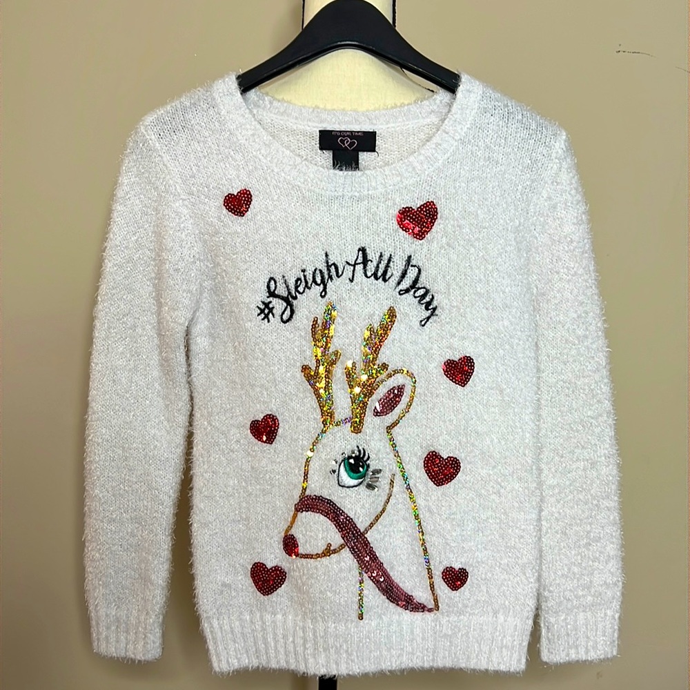 🎄Sleigh The Day Kid Christmas Sweater